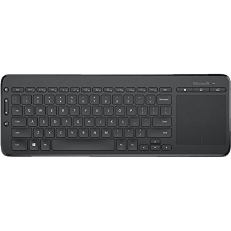 微軟（Microsoft） 無(wú)線多媒體鍵盤(pán) 干電池供電 黑色 N9Z-00001