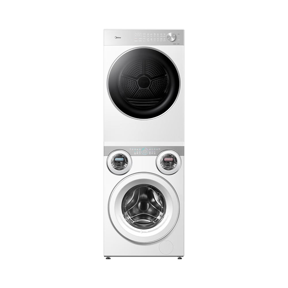 美的（Midea）三筒洗衣机洗烘一体+烘干机 洗烘套装 分区洗【可爱多MD11DDEX+L1PRO】三桶 内衣裤杀菌 国家补贴