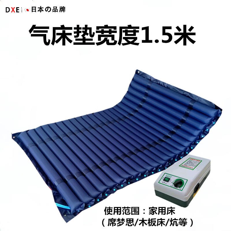 DXE日本品質(zhì)防褥瘡氣墊床老人癱瘓臥床病人護(hù)理褥瘡墊翻身氣褥子單人 (寬1.5.米X長(zhǎng)2米)氣床墊 (波動(dòng)+睡眠氣泵)