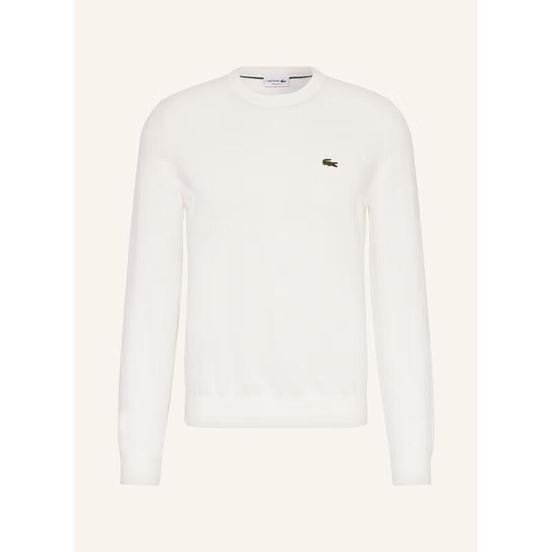 LACOSTE男士毛衣 保暖舒適修身日常通勤針織簡(jiǎn)約經(jīng)典套頭毛衣 ECRU 均碼 |XXL