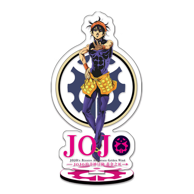 貝祖JOJO的奇妙冒險立牌喬魯諾喬巴納亞克力人物動漫游戲周邊立牌禮物 納蘭迦·吉爾卡 約12cm大立牌