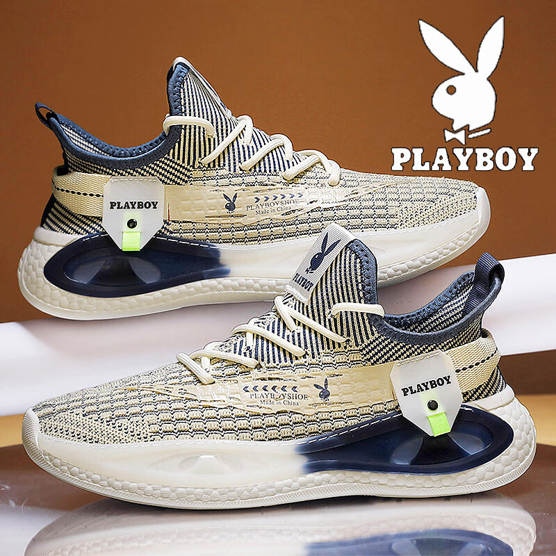 椰子鞋子男款爆米花软底休闲减震网面跑步运动鞋