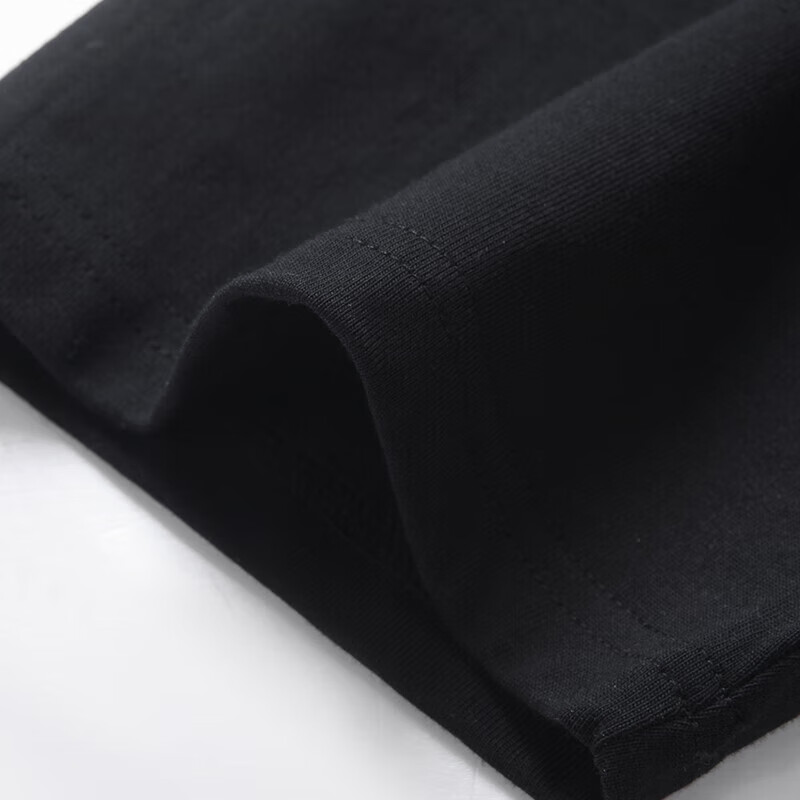 罗蒙（ROMON）纯棉7A抗菌短袖T恤男宽松圆领2026夏季新款百搭休闲时尚纯色上衣 暮兰色 L (175) 【建议125-145斤】