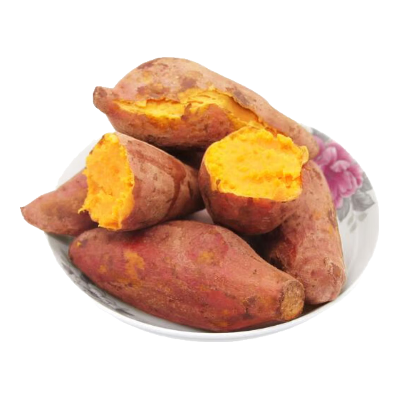 现挖沙地蜜薯红薯新鲜农家糖心番薯烤地瓜软糯批发黄心包邮 沙地蜜薯4斤装中大果 含箱