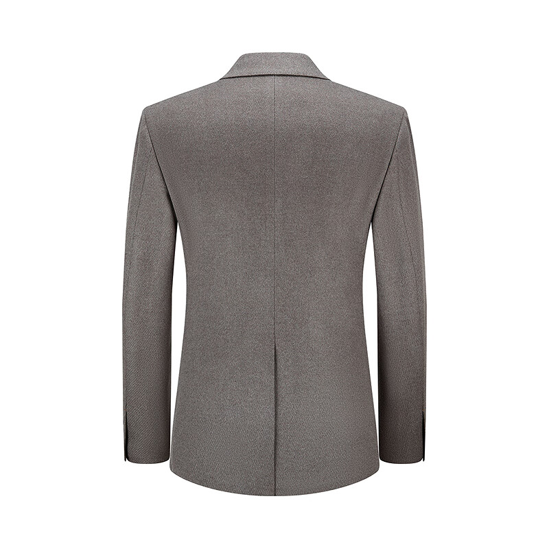 雅戈尔【桑蚕丝+羊毛】西装男25秋冬新款商务休闲单西外套顺毛柔软高端 浅咖VXXX215148XLA 175B 175/100A （推荐75-80公斤）