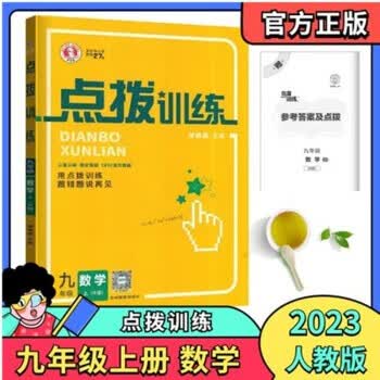 2023点拨训练 九年级数学上册人教版