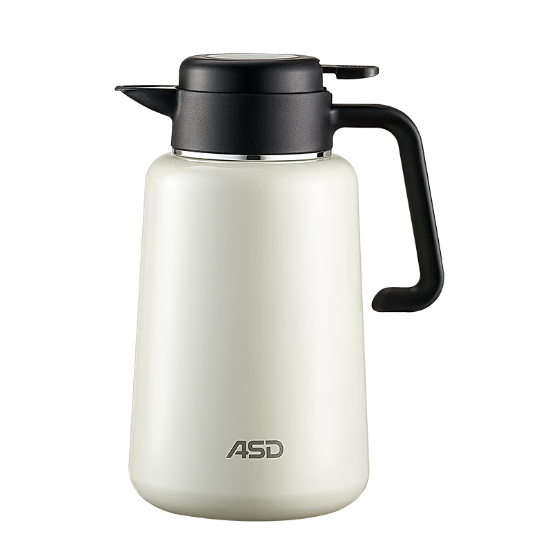 爱仕达保温壶大容量家用316L不锈钢内胆真空暖热水壶保温瓶1.8升星韵白