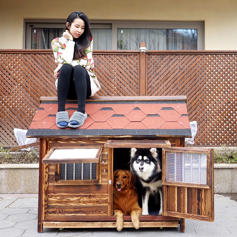申舍四季狗窝实木质狗屋户外防水防腐春夏秋冬天木狗笼l 大型犬中小型犬室外可水洗冬天保暖组装狗房子木屋 申舍四季狗窝实木质狗屋户外防水防腐春夏秋冬天木狗笼l 大型犬中小型犬室外可水洗冬天保暖组装狗房子木屋