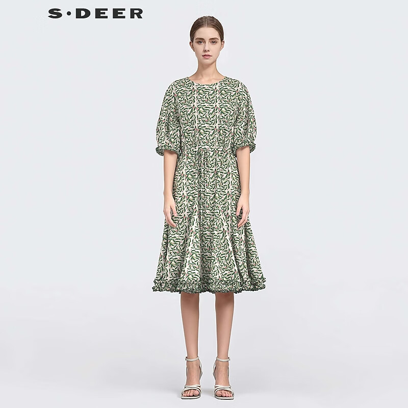 S.DEERʥϰŮװ25Ʒ԰ӡȹS25261217 Һ/65 S