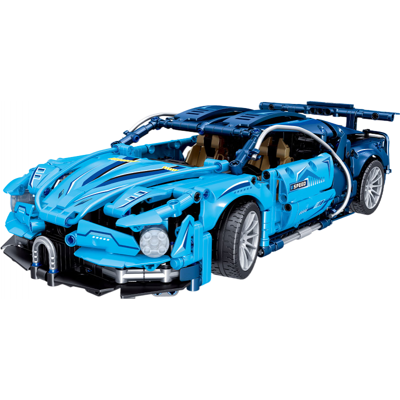 哲高恐龍賽車跑車機甲變形男孩兒童拼裝玩具積木禮物 恐龍跑車-1287顆粒