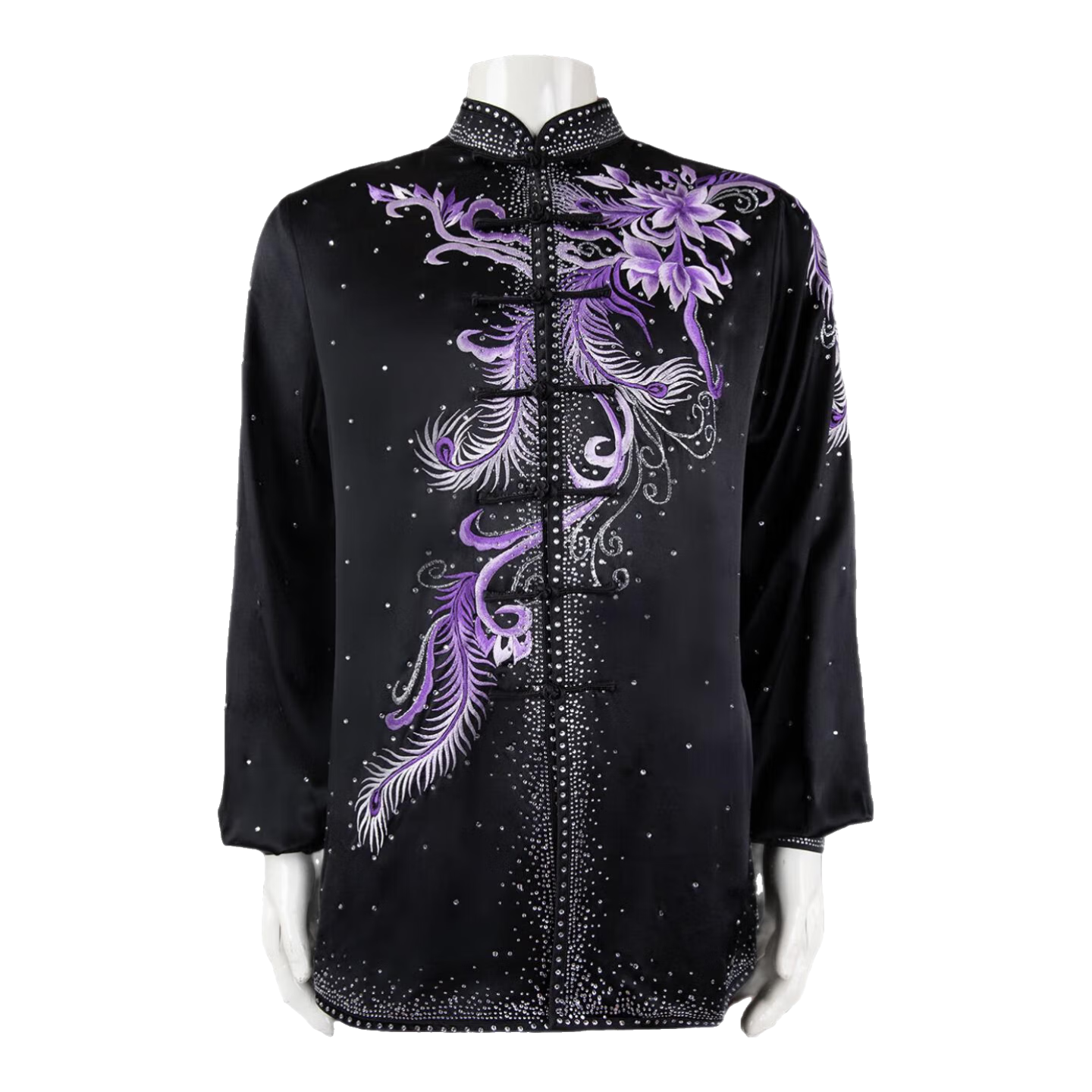 大業(yè)亨通大業(yè)亨通真絲太極服女2025新款武術(shù)表演服太極拳練功服八段錦服裝 真絲 【定制款，15天左右發(fā)貨】 DZ 【聯(lián)系客服 私人訂制】