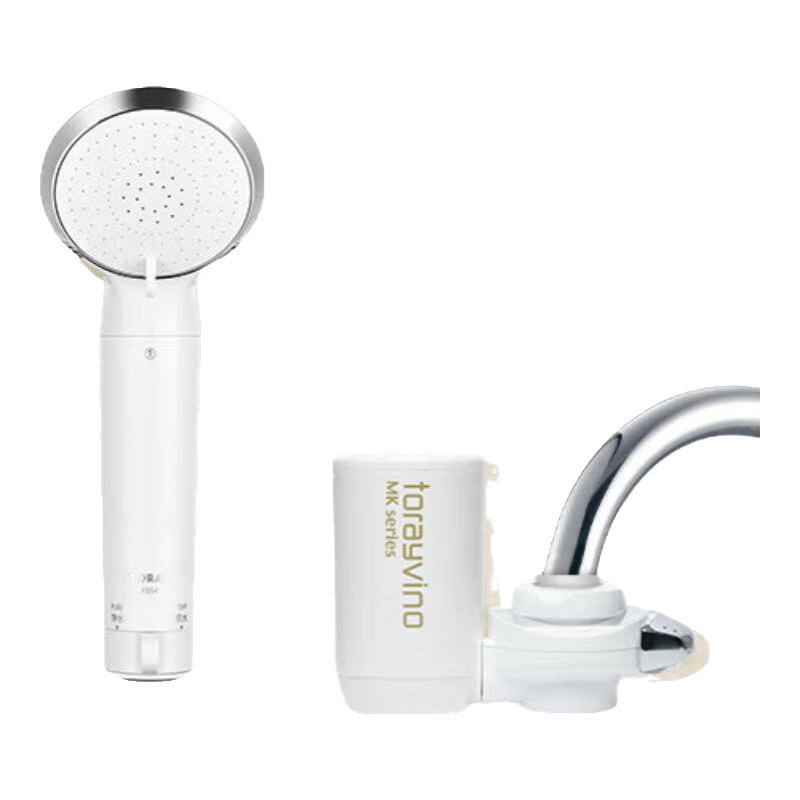 東麗凈水器凈飲機(jī)水龍頭直飲自來(lái)水過(guò)濾器保留礦物質(zhì)過(guò)濾除菌除氯進(jìn)口濾材家用廚房MK304LF 廚浴系列：凈水花灑+龍頭凈水器