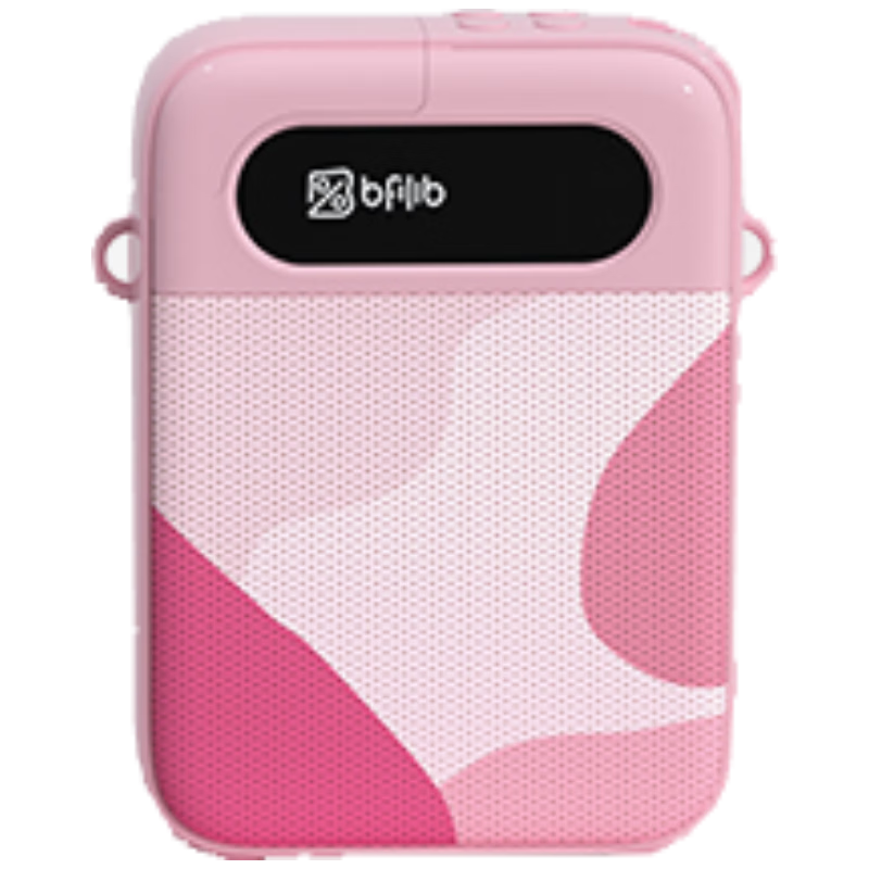 索愛（soaiy）KY02無(wú)線領(lǐng)夾防嘯叫小蜜蜂擴(kuò)音器教師專用長(zhǎng)續(xù)航藍(lán)牙音箱音響麥克風(fēng)上課教學(xué)導(dǎo)游戶外背帶便攜粉