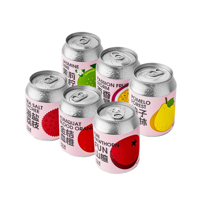 斑马精酿果味精酿女士啤酒水果风味原浆低度微醺麦芽发酵女生自饮聚会 6种口味组合 250mL 6罐