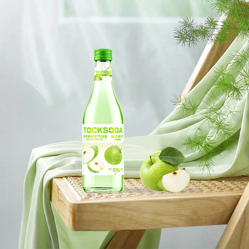好天好饮（GOODDAY）气泡酒 360ml 5度 苹果味 韩国进口 微醺 低度酒