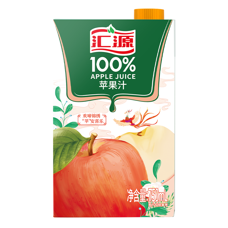 5.9Ԫ   ��Դ100%ƻ��֭750ml��֭���ϵ��г���װ���ϴ�Ͱװ��ͥ���շ���