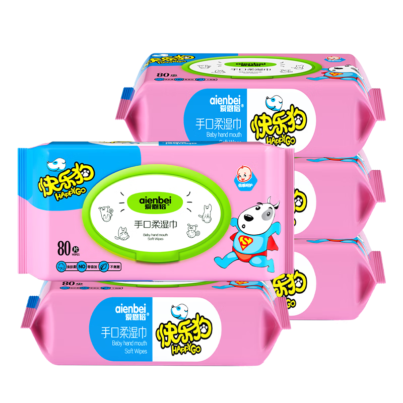 �������ֿ�ר��ʪ����໤���Ӻ��ȡʽ��ͥ�ڻ�װ 80Ƭ*5�� 11.98Ԫ