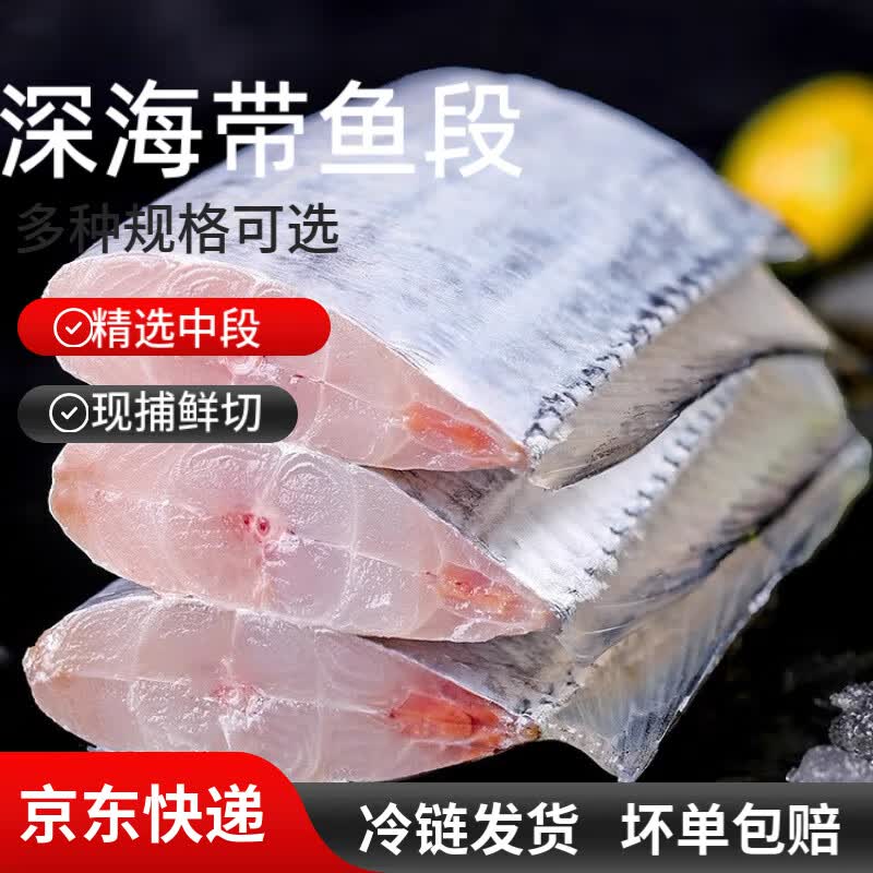 冷链运输东海带鱼段大段带鱼段小眼带鱼刀鱼批发海鲜水产 精选中大段【4斤装】