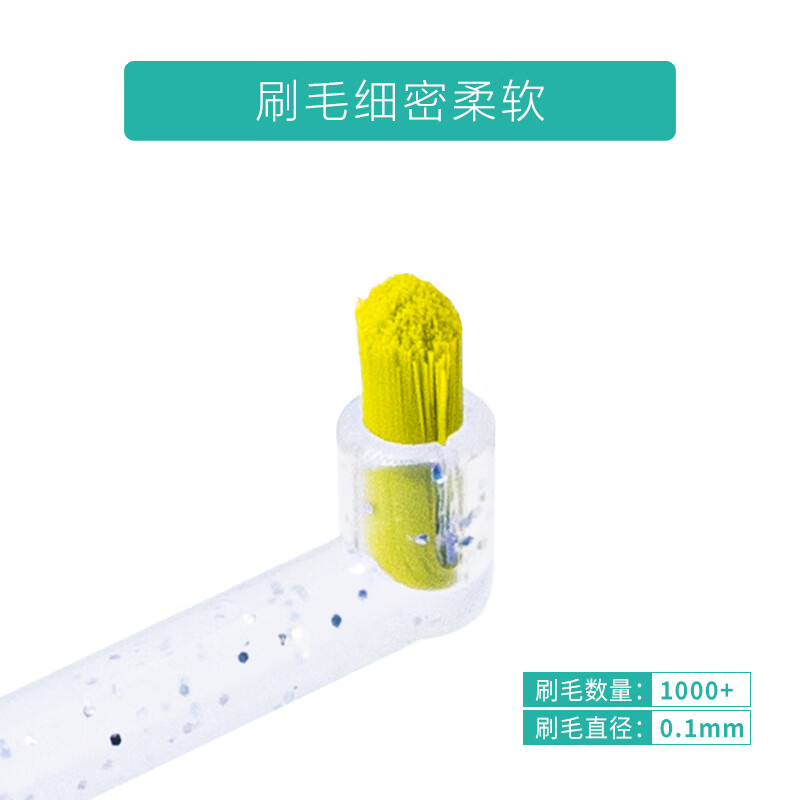 DR. BASS单束单牙牙刷正畸矫正牙套智齿后牙宠物护理软毛小头巴氏bass牙刷 单束小头牙刷 1支