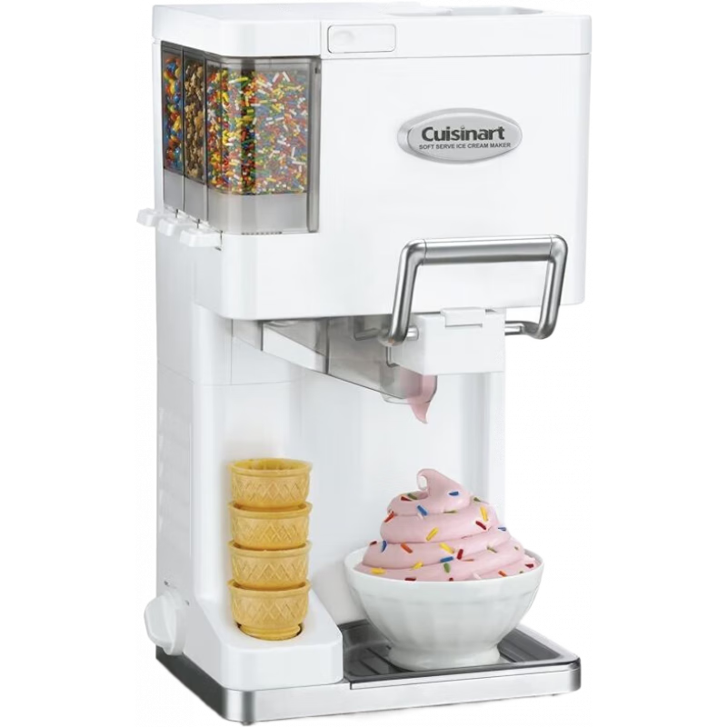 美膳雅 ICE-45P1 冰淇淋機家用冰激凌機雪糕機全自動臺式自制甜筒機器