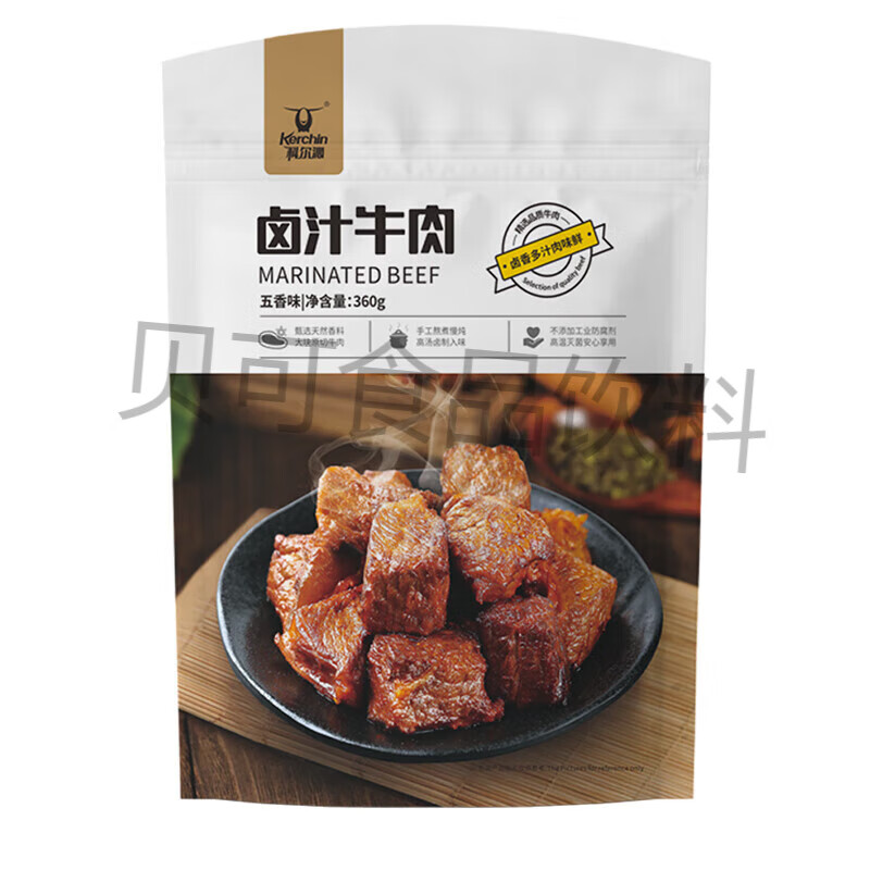 科爾沁鹵汁牛肉干麻辣風(fēng)干牛肉內蒙古特產(chǎn)五香椒香鹵汁零食小吃 【五香味】鹵汁牛肉360g*1袋