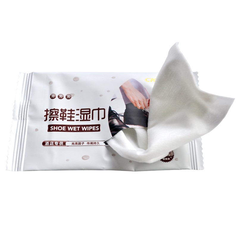 氏氏美擦鞋湿巾皮鞋清洁湿巾上光一次性皮革湿巾护理鞋油湿纸巾布 60片