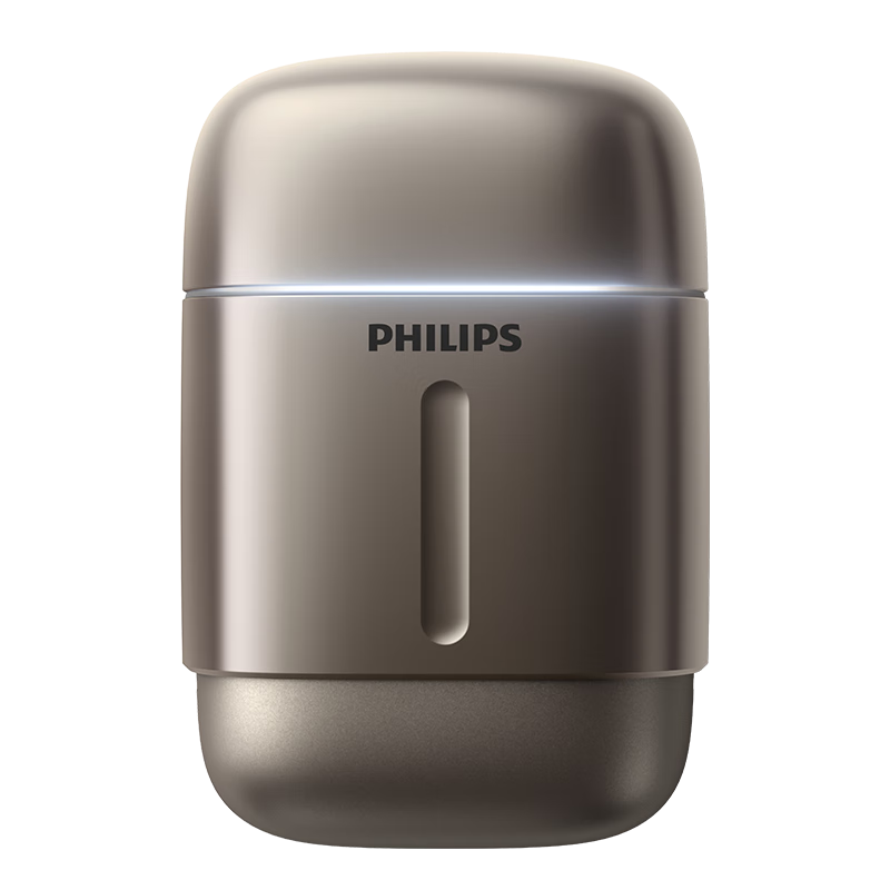飛利浦（PHILIPS）【周杰倫同款】電動(dòng)剃須刀新一代旋護(hù)式鵝卵石Pro 無線充電便攜刮胡刀暮靄金 父親節(jié)禮物