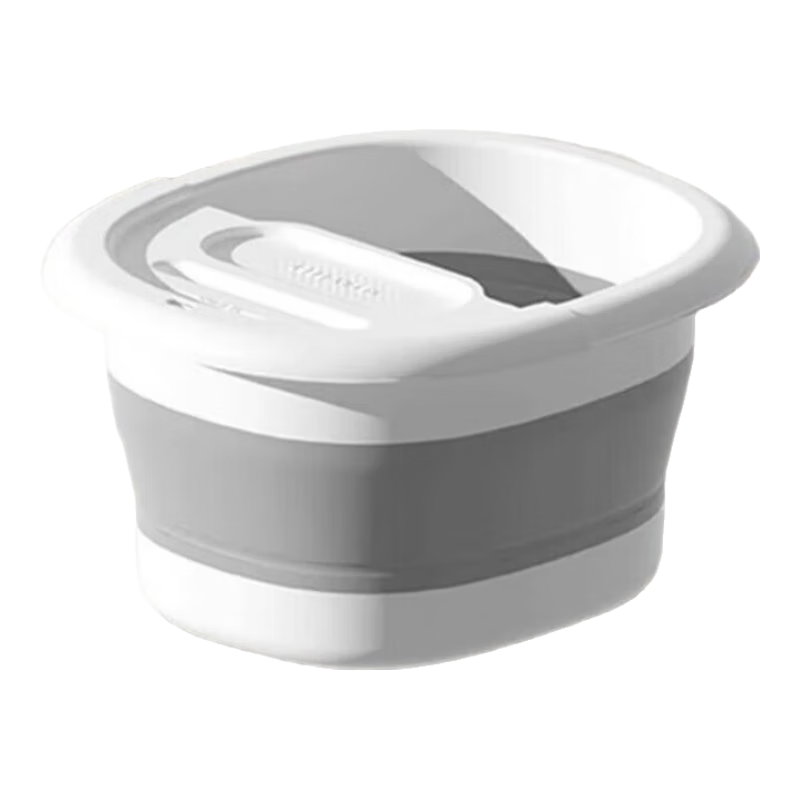 百易特泡脚桶可折叠便携洗脚盆学生宿舍洗脚桶足浴盆泡小腿 带保温盖