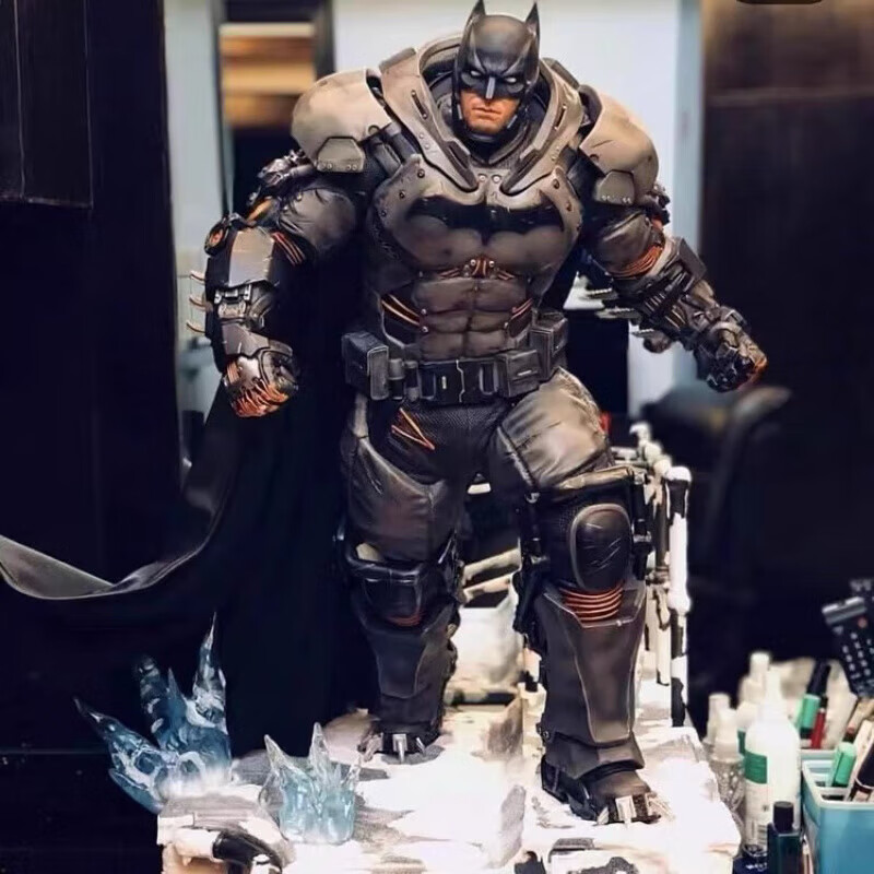 BILLY RICE黎明热能装甲蝙蝠侠手办超大号战衣重盔甲双头雕像模型盒装 热能装甲蝙蝠侠 产品高度：48cm 京东折扣/优惠券