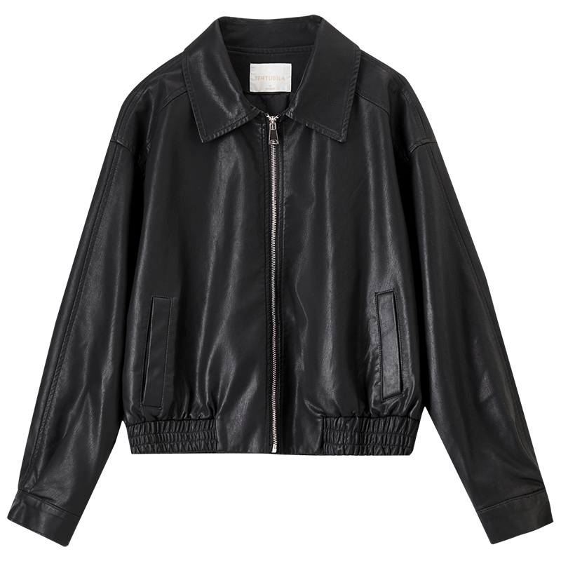 ���ڲ������ж���������ͨ��PUƤ��Ů��װ�������ݼп˷���������� ��ɫ  L  279.99Ԫ