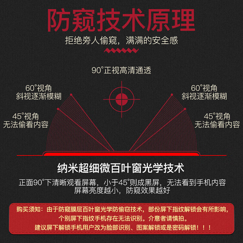 崇捷【2片装】华为NZONE S7钢化膜防窥膜华为Nzone s7Pro/+防指纹抗蓝光水凝膜手机贴膜 无黑边【隐私防窥膜】2片装 华为NZONE S7