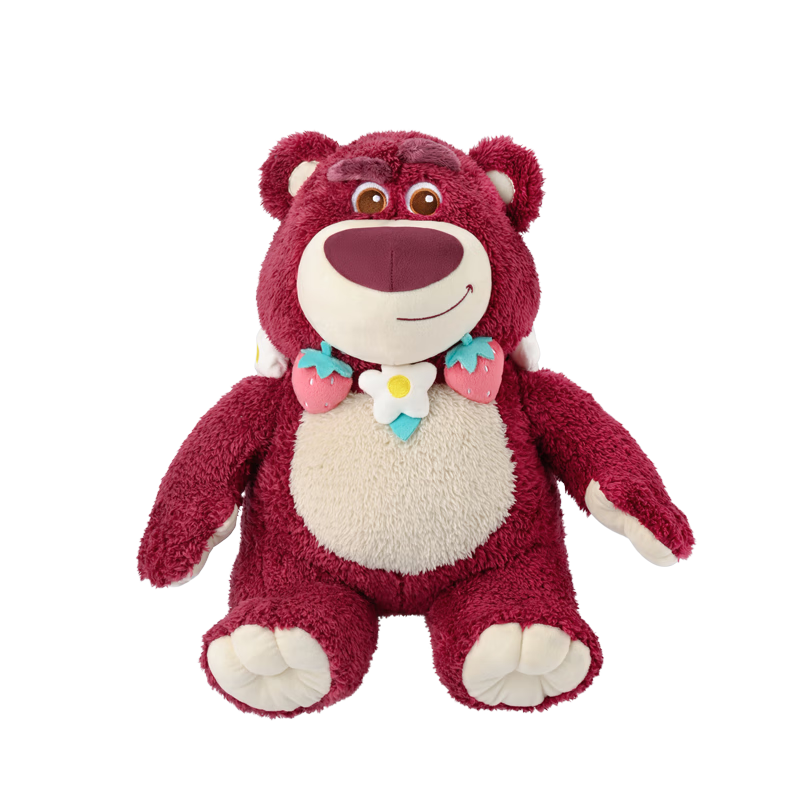 迪士尼（Disney）草莓熊花環(huán)公仔抱枕玩偶毛絨玩具娃娃生日禮物六一兒童節(jié)禮物女孩