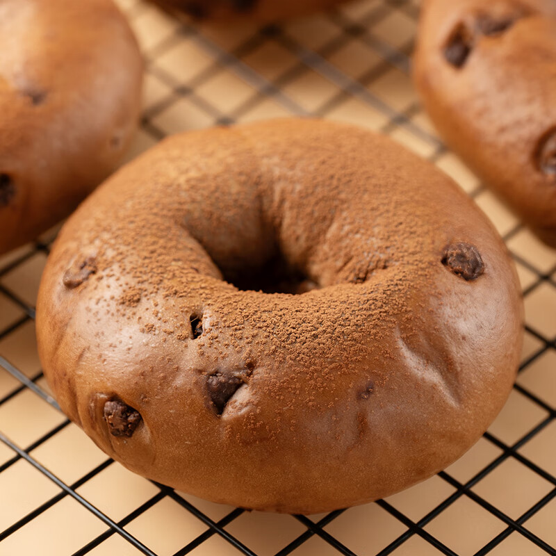 【仅需18.89】港荣 纯脂黑巧贝果面包 420g 【仅需18.89】港荣 纯脂黑巧贝果面包 420g