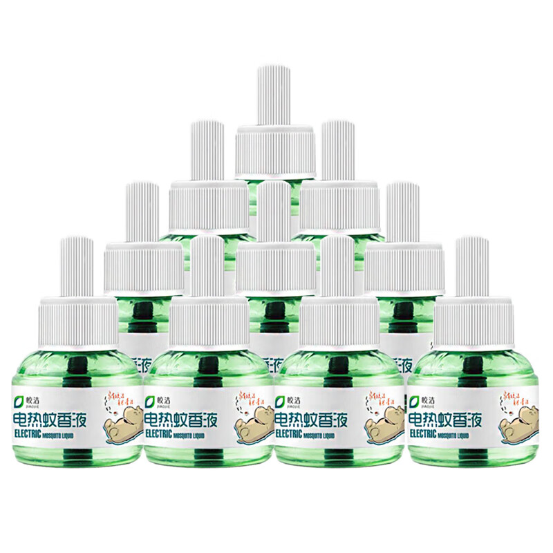 皎洁电热蚊香液驱蚊液插电式加热器家用宾馆酒店补充灭蚊液电蚊香 10瓶液