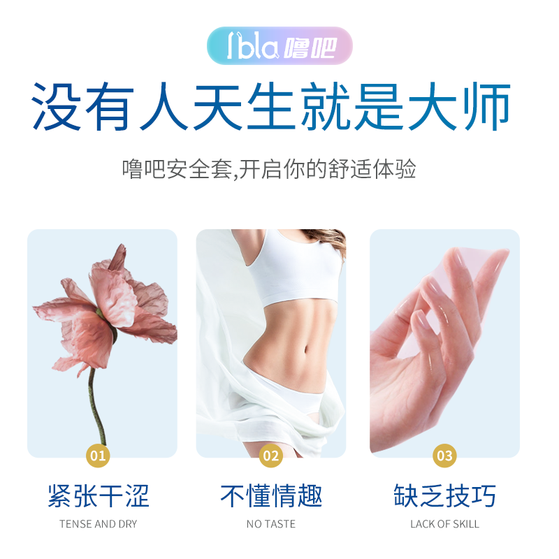 噜吧颗粒螺纹避孕套玻尿酸男用持久延时刺激超薄套凸点狼牙安全套 【铂金大颗粒螺纹】玻尿酸避孕套 6只/盒