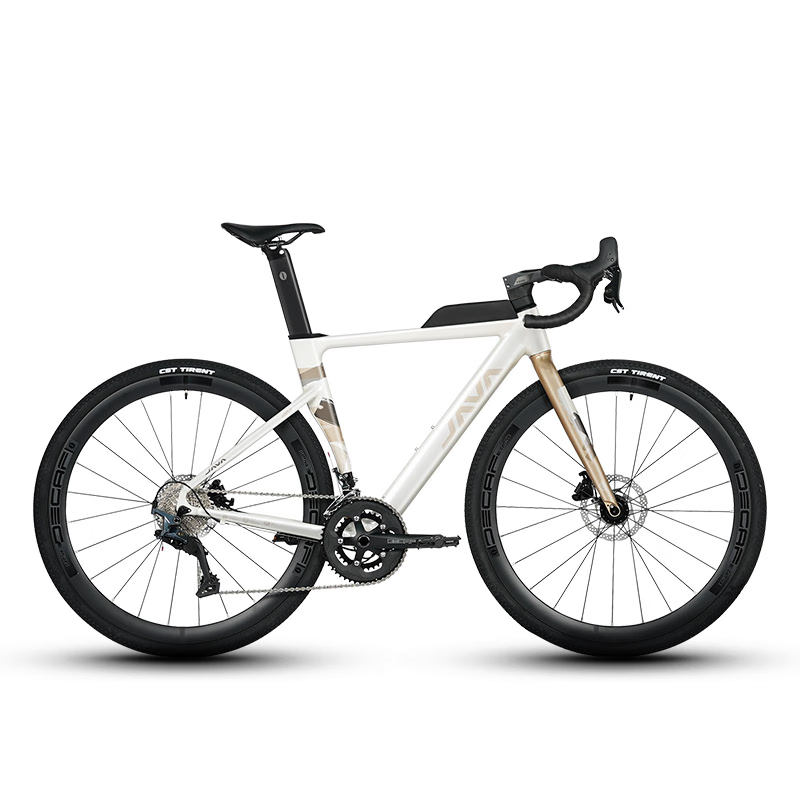 佳沃JAVA砾石公路自行车IDRA蓝图油碟24速GRAVEL佳沃瓜车JAVA瓜车 白色 (51)175-180 蓝图油压碟刹