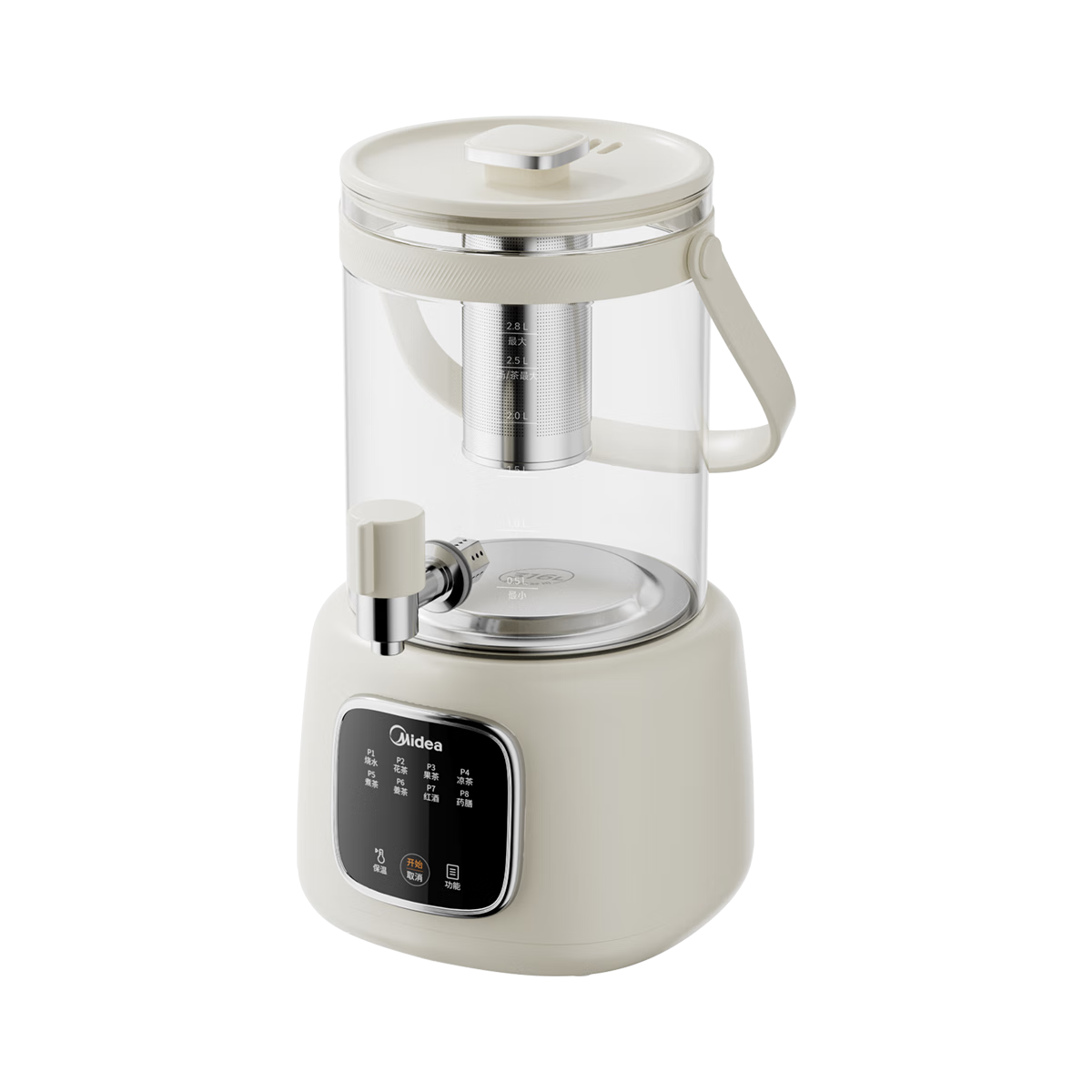 ���ģ�Midea�������������� ˮ��ͷ������ˮ������ 2.8L ������������ 194.65Ԫ(������)