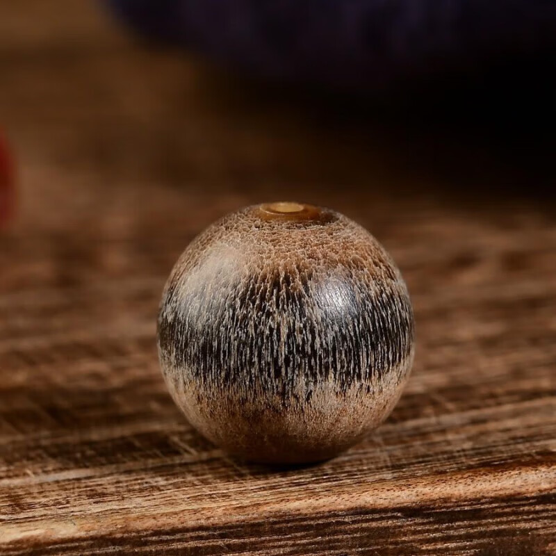bhiodha北极麝牛角圆珠散珠子配珠腰珠顶珠多宝珠佛珠文玩手串配饰