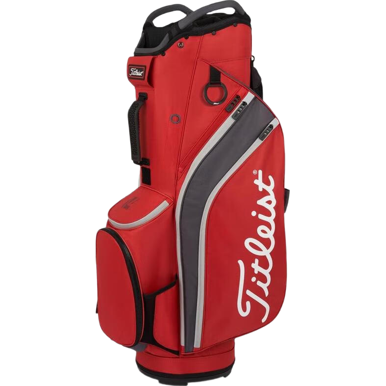 Titleist泰特利斯高爾夫球包Cart 14 標準球桿包男女時(shí)尚防水職業(yè)球桿包 Red