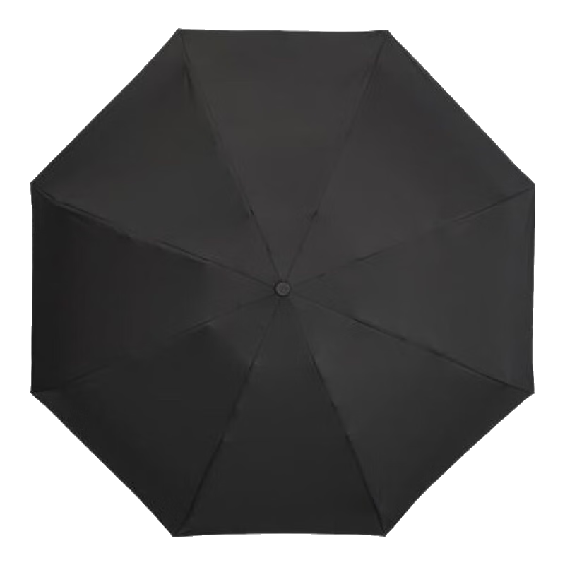 酷波德德國酷波德加大遮陽傘防曬防紫外線傘五折黑膠傘太陽傘 曜石黑