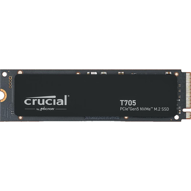 Crucial 英睿達 T705 4TB PCIe Gen5 NVMe M.2 SSD固態(tài)硬盤(pán) 極速游戲存儲