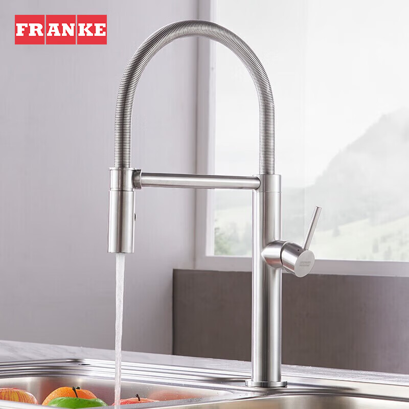 ��������Franke��ˮ��ͷ 304����ֳ�����ͷ���ɸ��״�������ȡʽ��ͷ �������˿CT195S2552Ԫ