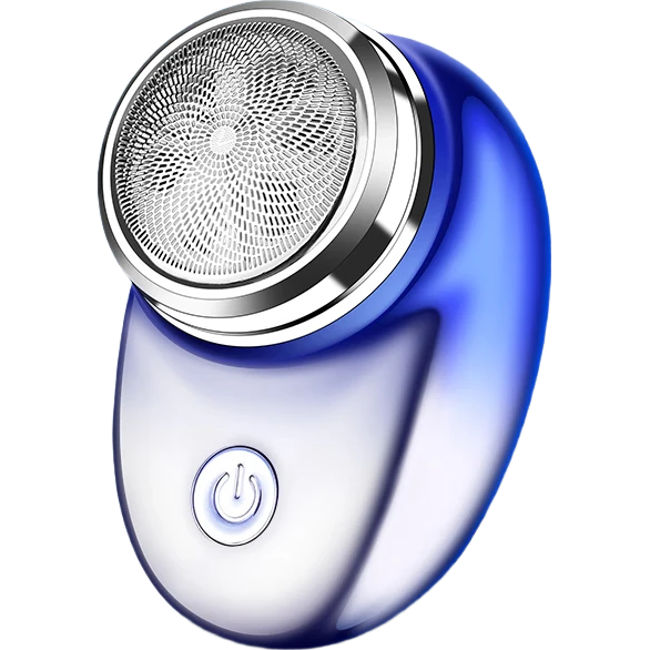 剃须刀刮胡刀 迷你男士电动剃须刀充电mini便携式剃须刀 情人节礼物 送男友男士生日礼物 星耀蓝