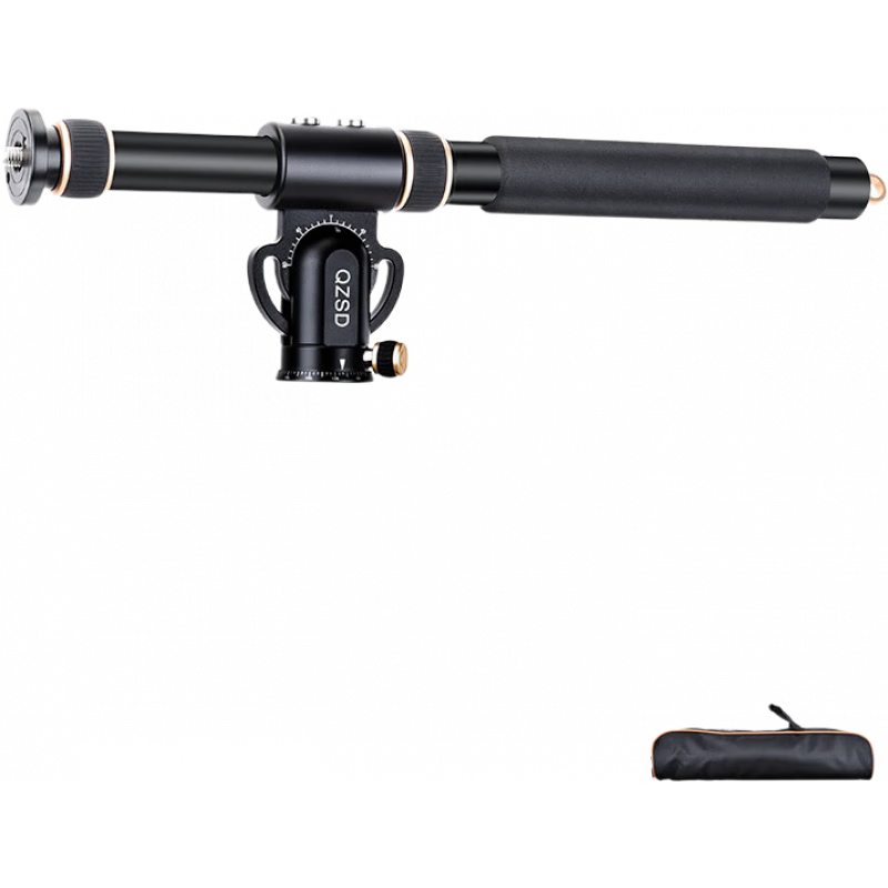 輕裝時代相機(jī)俯拍支架單反三腳架套裝微單手機(jī)直播碳纖維搖臂云臺 鋁合金【橫拍桿106CM】