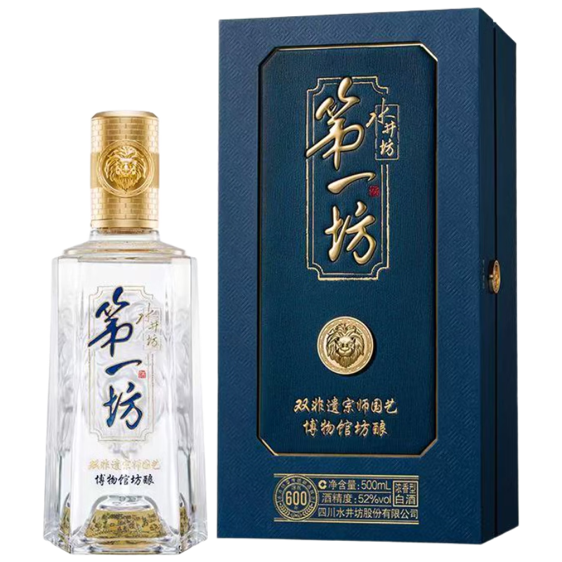 水井坊 第一坊 52度 500ml*1瓶 单瓶装 浓香型白酒