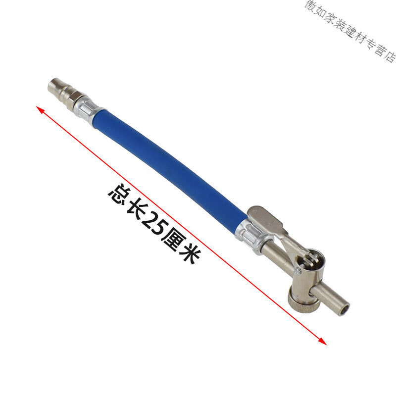 XMSJ汽車輪胎打氣嘴充氣桿快速加氣咀帶胎壓氣壓表 充氣桿抽氣管子接 輪胎抽氣閥門