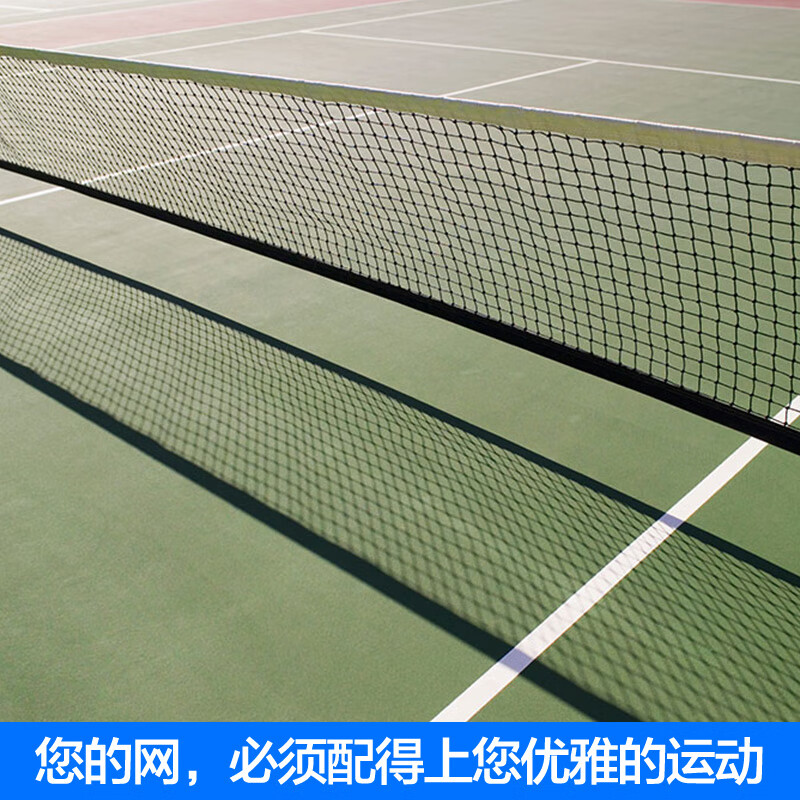 HKDA聚乙烯网球网标准比赛训练网球球网网球场网架拦网网子网球架 2号高级比赛网球网