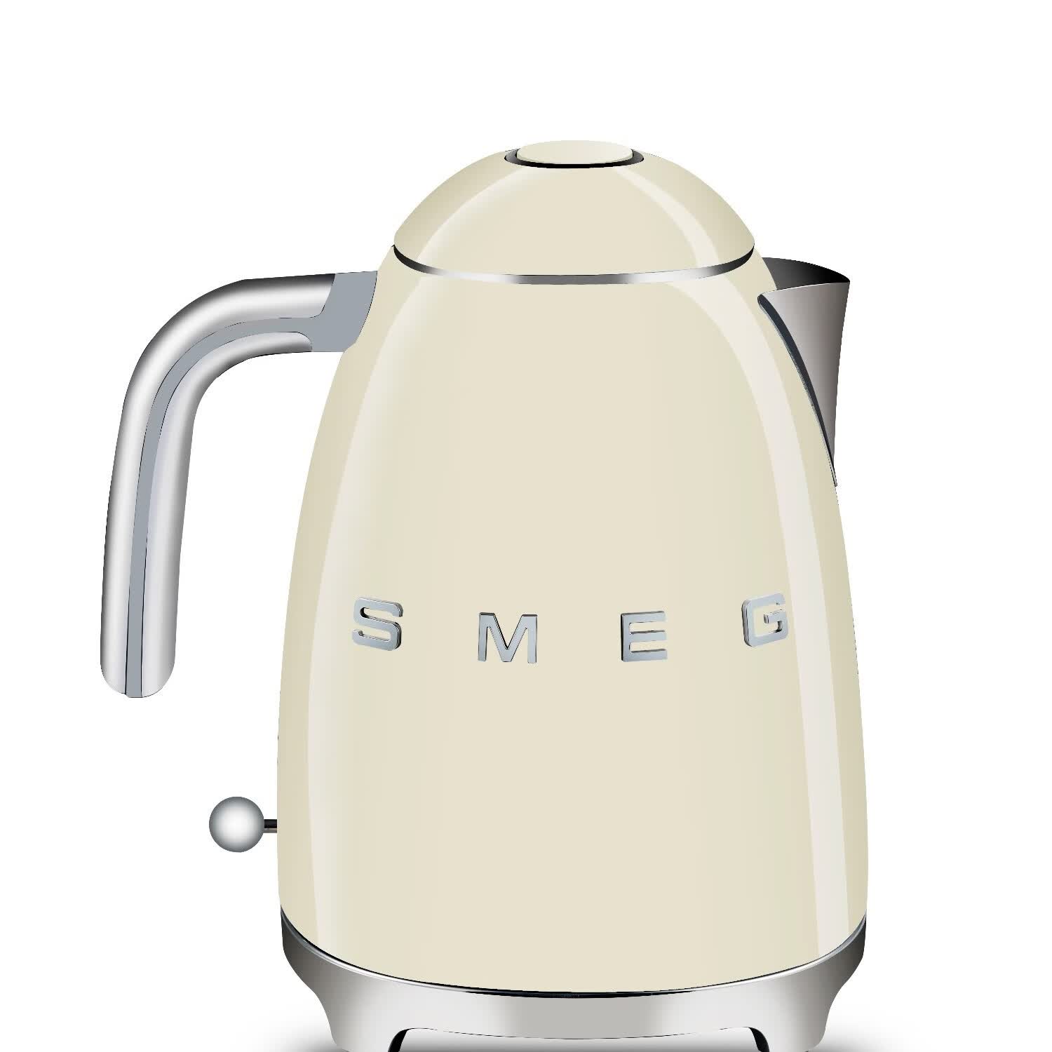 SMEG澳洲代购进口斯麦格电热水壶复古家用大容量电水壶KLF03 1.7L 奶白色  大促直降 京东折扣/优惠券
