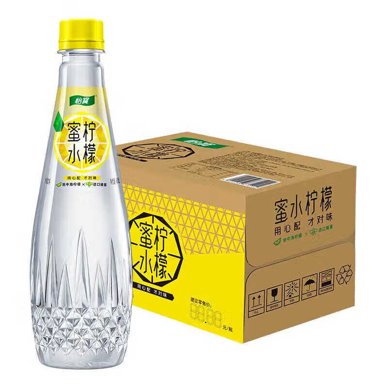 怡宝柠檬水 蜜水柠檬水果饮料480ml瓶/箱 蜂蜜鲜爽酸甜 480mL 15瓶