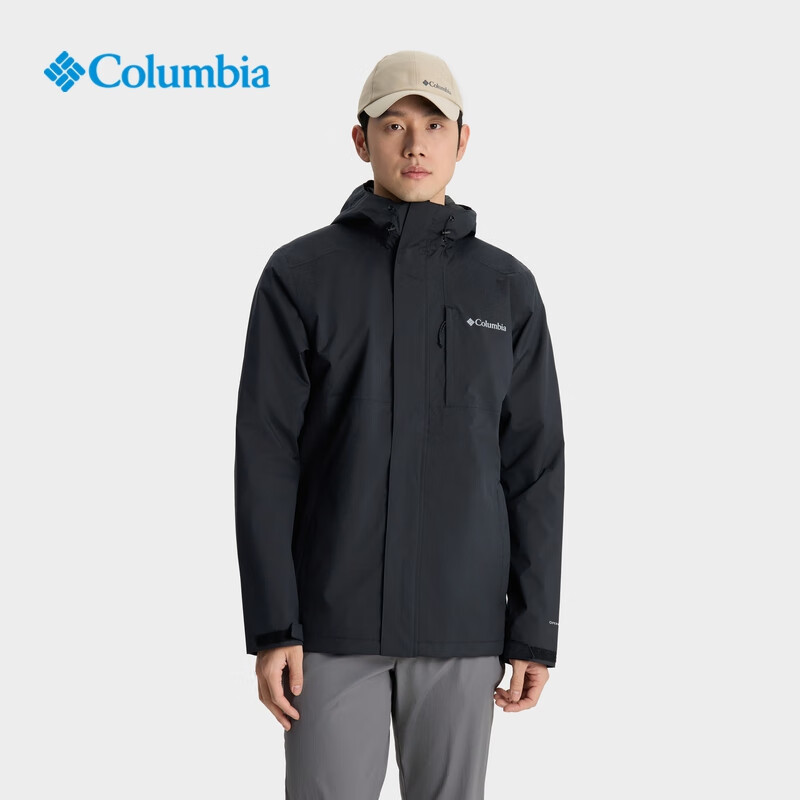 Columbia哥伦比亚男女同款防水冲锋衣旅游徒步外套XE5743